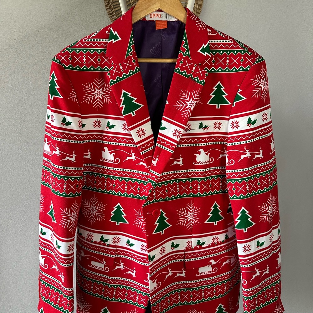OppoSuits Red Christmas Suit